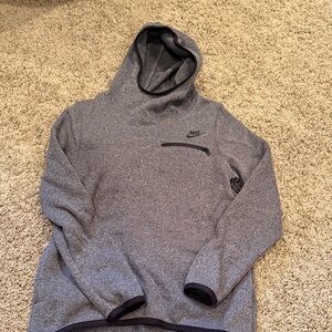 Nike Heather Gray sweater like Pullover with Black Accents